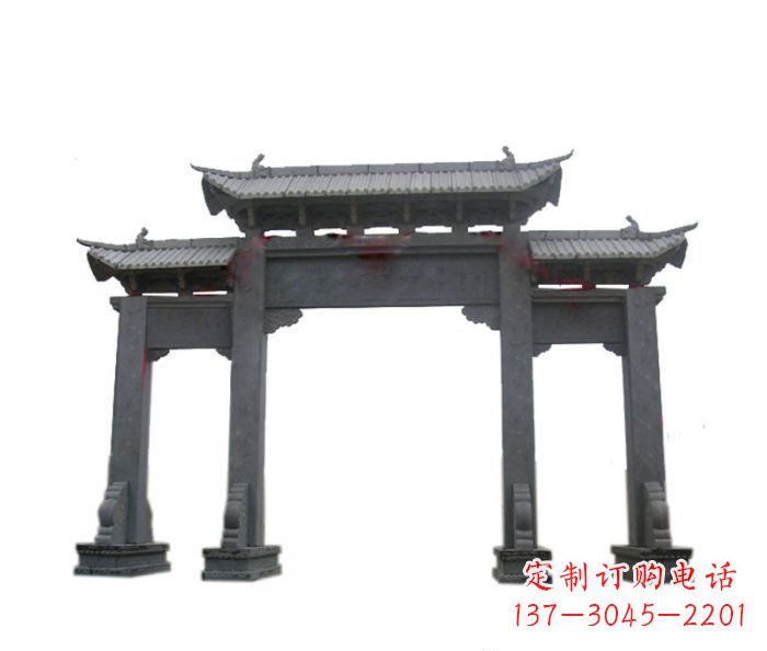 沧州精美仿古牌坊石雕