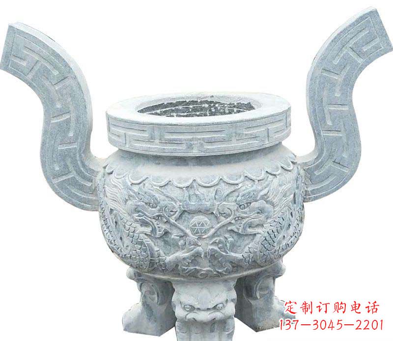 沧州精美仿古香炉石雕