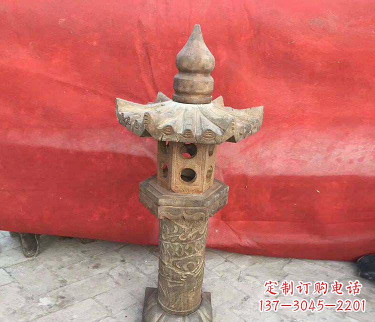 沧州传统风格石灯雕塑