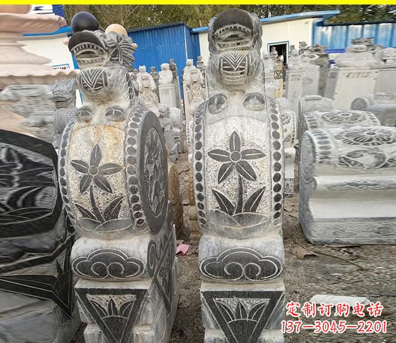 沧州仿古石门墩雕塑
