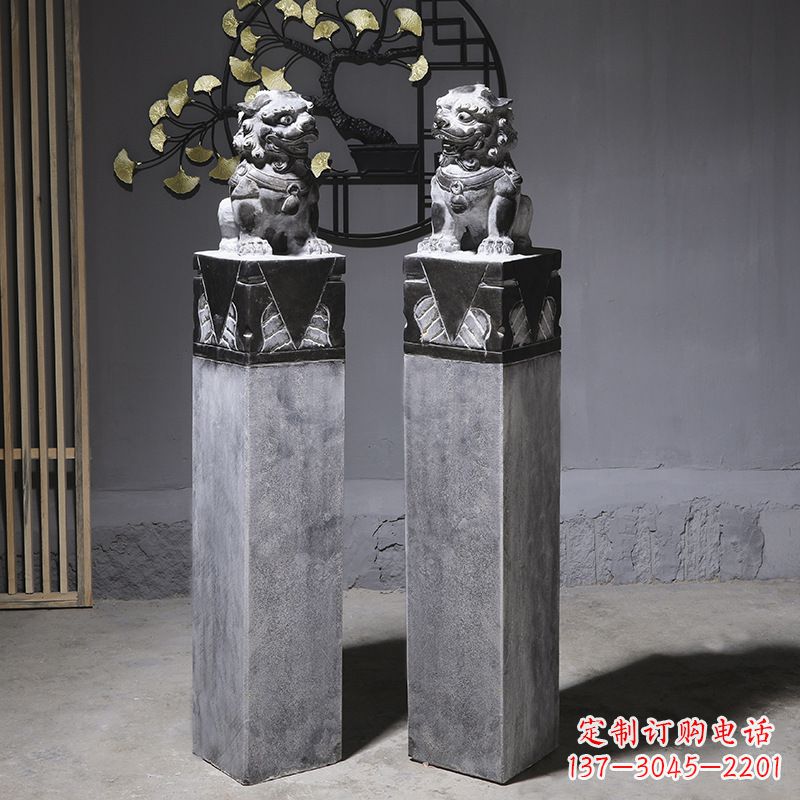 沧州仿古石狮子雕塑