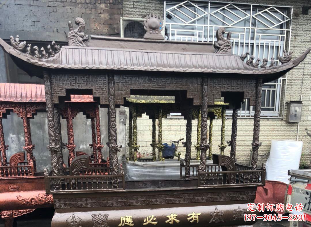 沧州精美仿古铜香炉雕塑