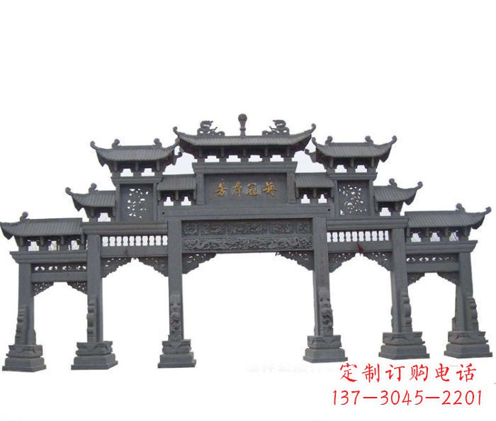 沧州产品名称仿古牌坊石雕