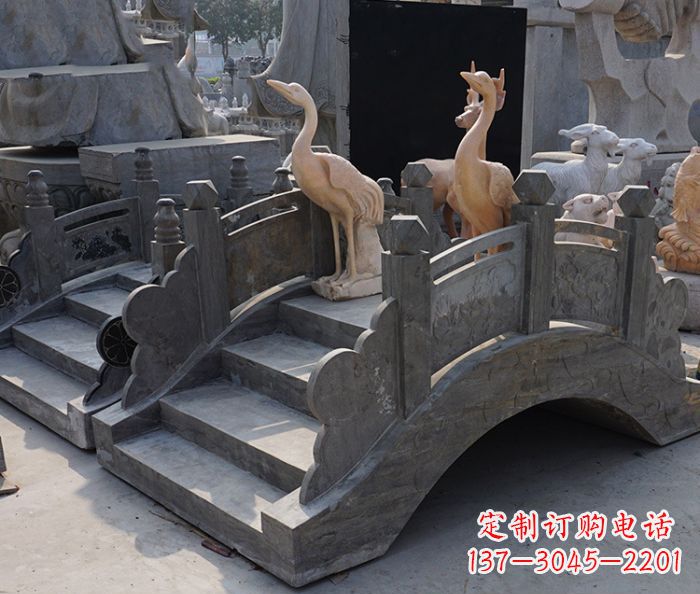 沧州精致石制仿古拱桥雕塑