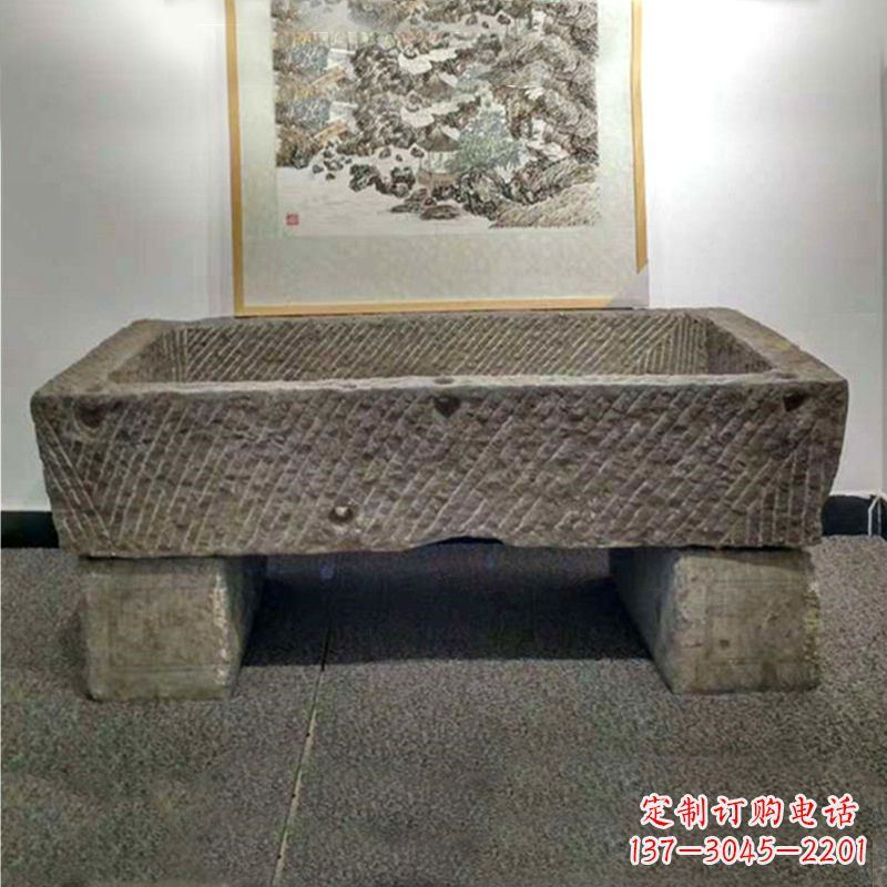 沧州仿古做旧石雕石槽