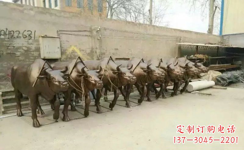 沧州仿铜玻璃钢动物雕塑
