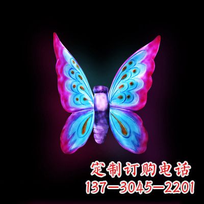 沧州璀璨发光蝴蝶雕塑