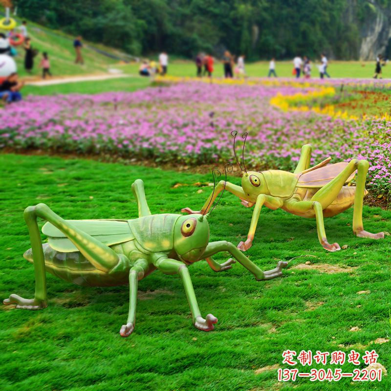 沧州精美蝗虫雕塑摆件