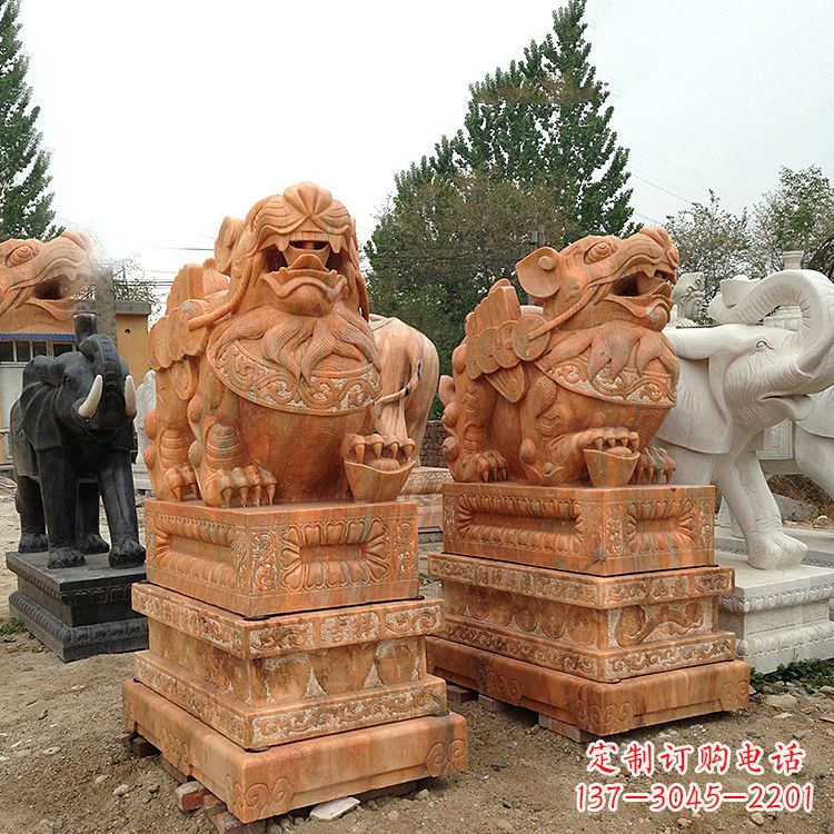 沧州豪华高饱和度貔貅雕塑