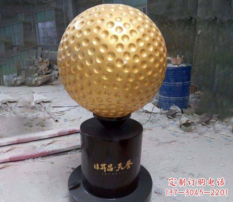 沧州精致高尔夫球铜雕