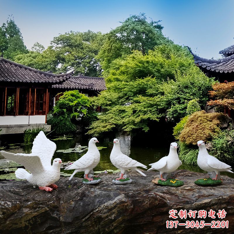 沧州鸽子的雕塑