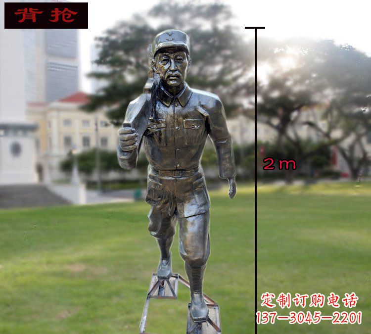 沧州中领雕塑英勇勇士铜雕