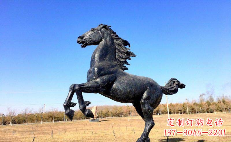 沧州精美铜雕奔马动物雕塑