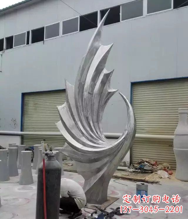 沧州 不锈钢凤凰抽象雕塑