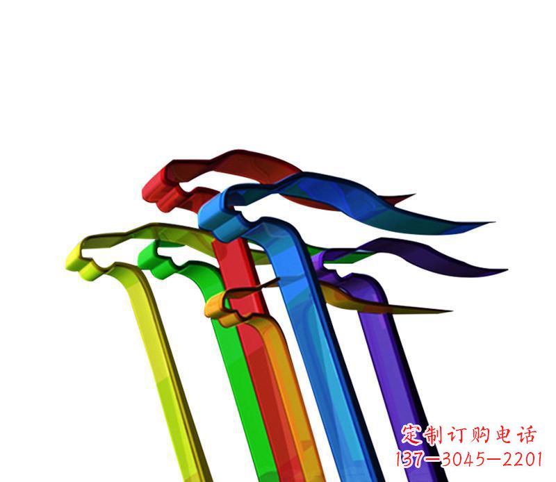 沧州欣赏性强的不锈钢飞翔飘带景观雕塑