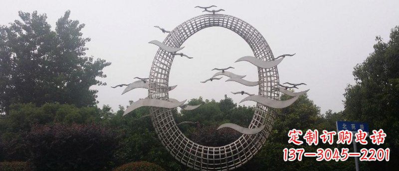 沧州抒情海鸥雕塑