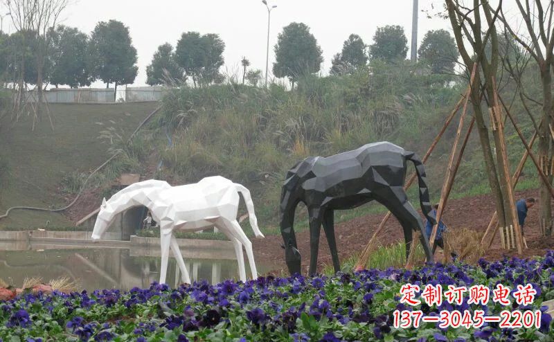 沧州盛世之美，精美不锈钢动物雕塑