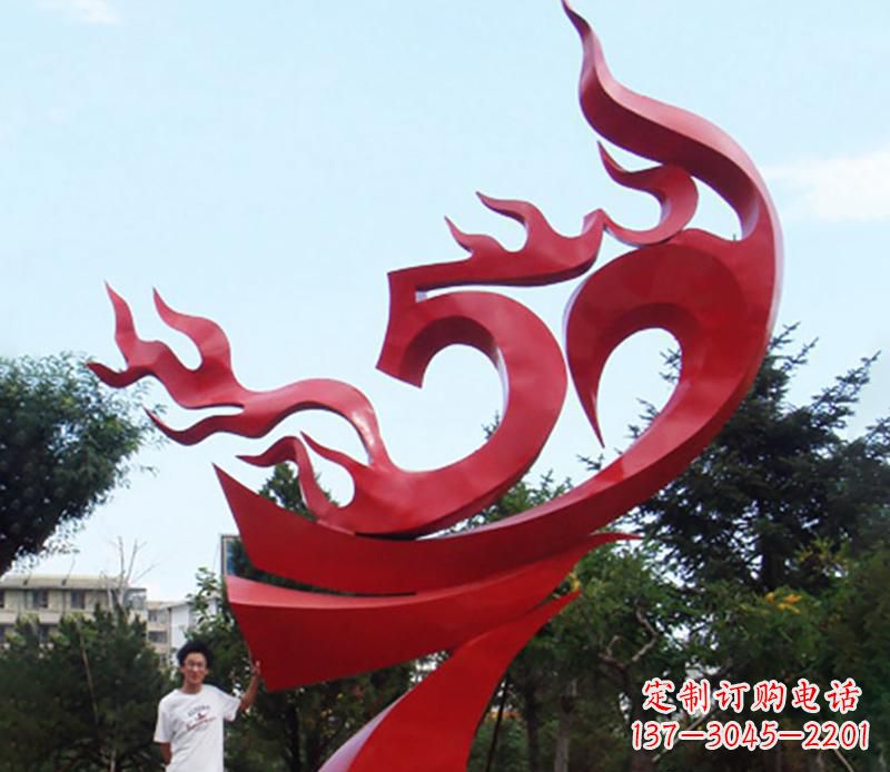 沧州梦幻飘带景观雕塑