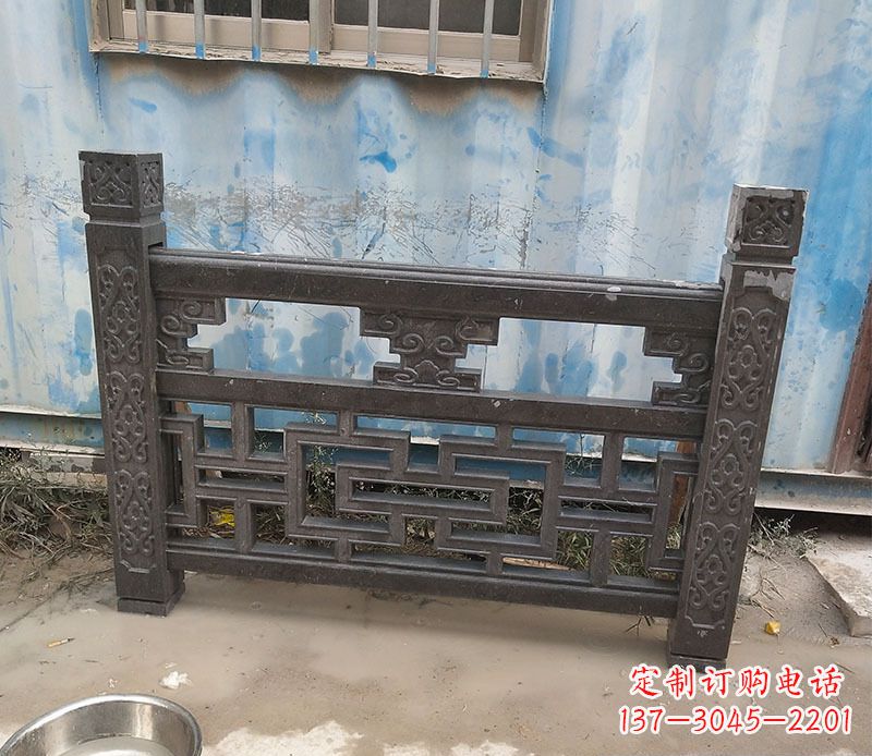 沧州集乐馆大理石栏板雕塑