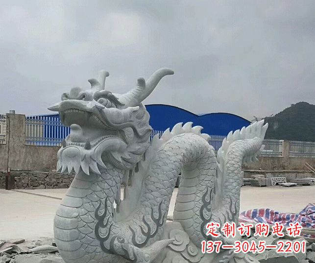 沧州大理石生肖龙景观石雕