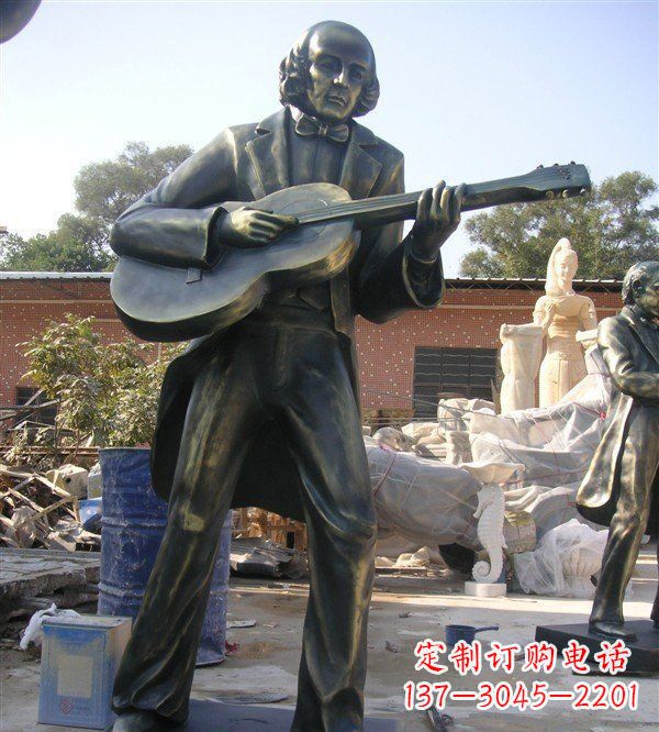 沧州高端精致吉他雕塑