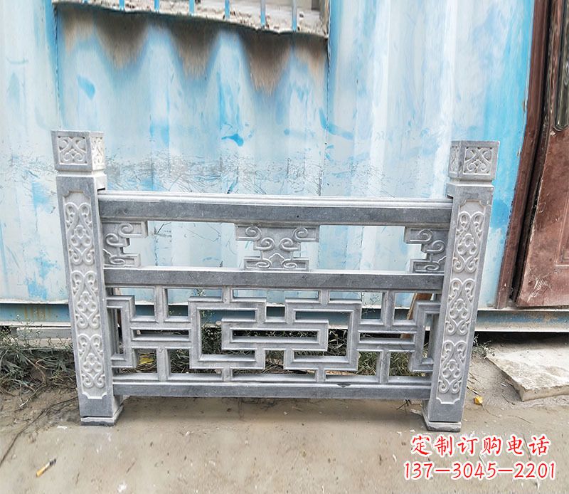 沧州艺术精美的公园仿古石栏板雕刻