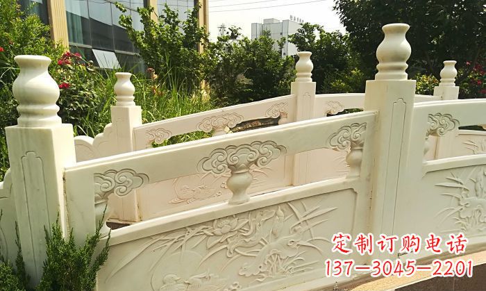 沧州精美汉白玉石拱桥雕塑