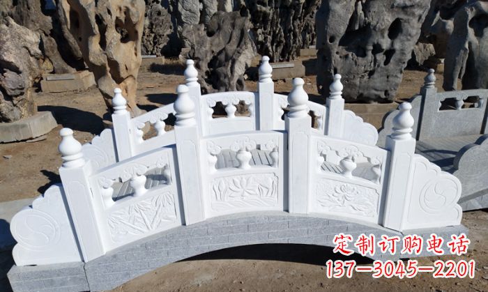 沧州手工雕刻的汉白玉拱桥雕塑