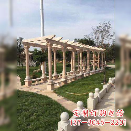 沧州公园花架长廊石雕