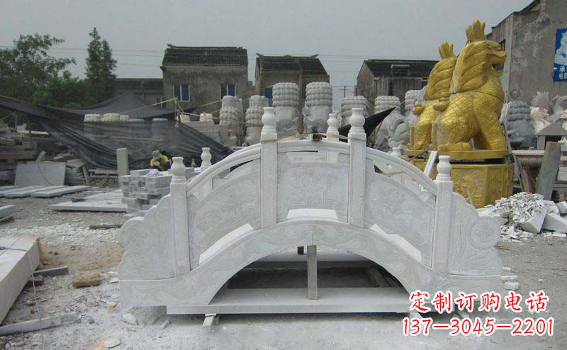 沧州公园景观大理石拱桥雕塑