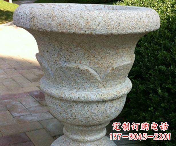 沧州大理石花盆石雕,为您的景观添色彩