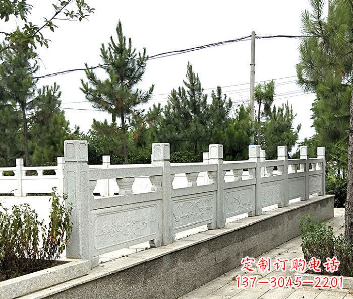 沧州公园景观大理石栏板石雕 (10)