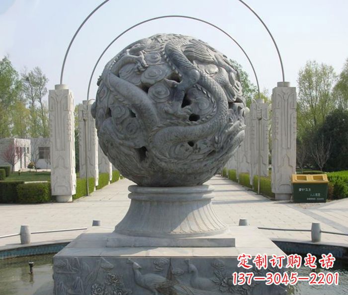 沧州喷泉石雕,添彩公园风景