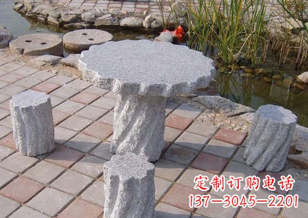 沧州公园石桌凳 (2)