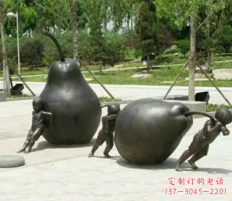 沧州迷人的孩童铜雕