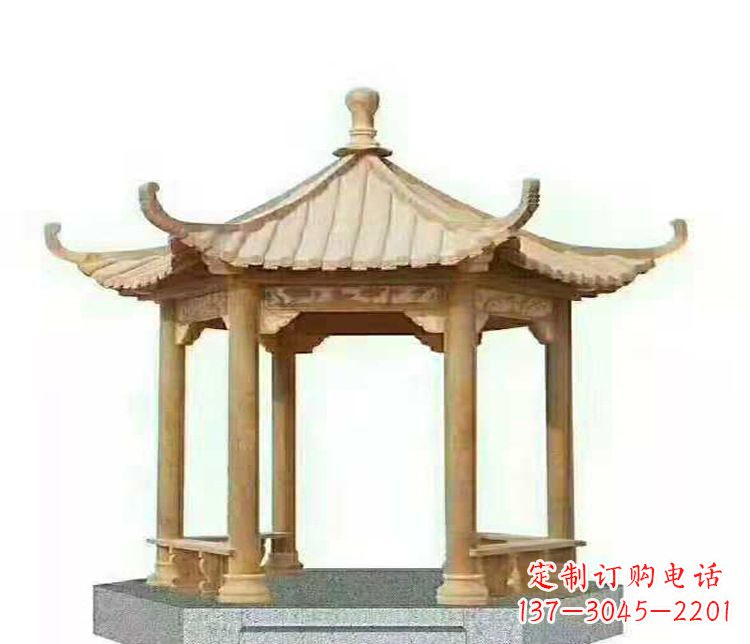 沧州晚霞凉亭石雕