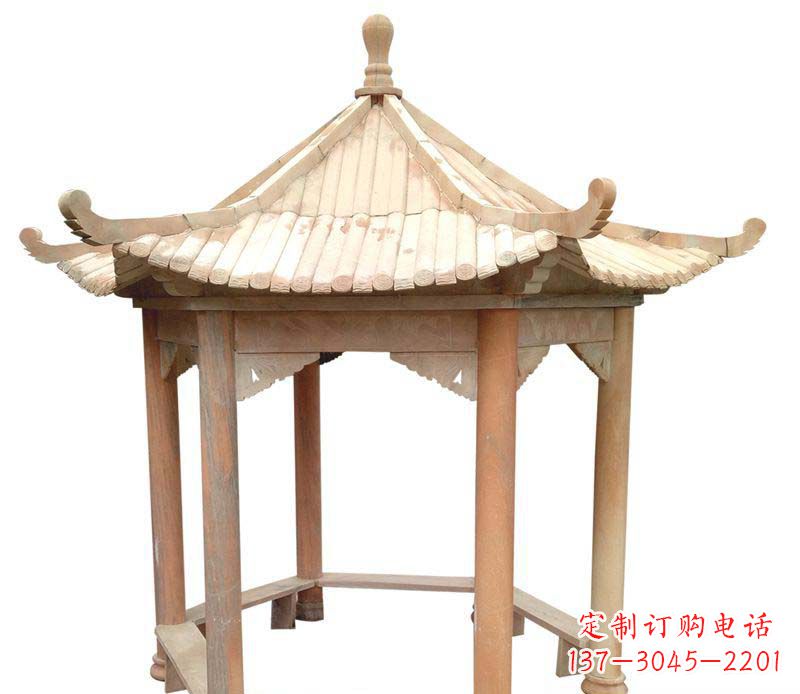 沧州精美六角凉亭雕塑