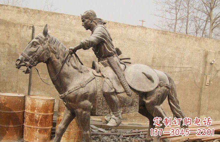 沧州古代战马铜雕塑,为您定制灵动雄壮的艺术品