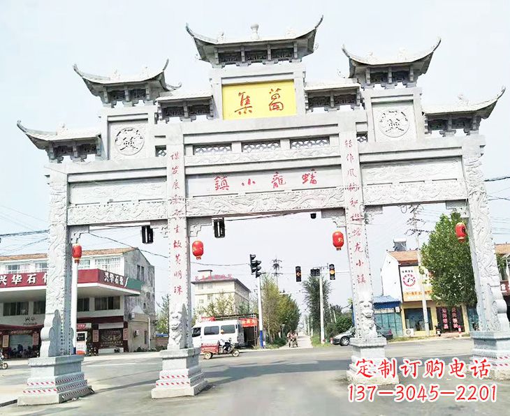 沧州牌坊雕塑:传承古典文化,新的艺术精粹