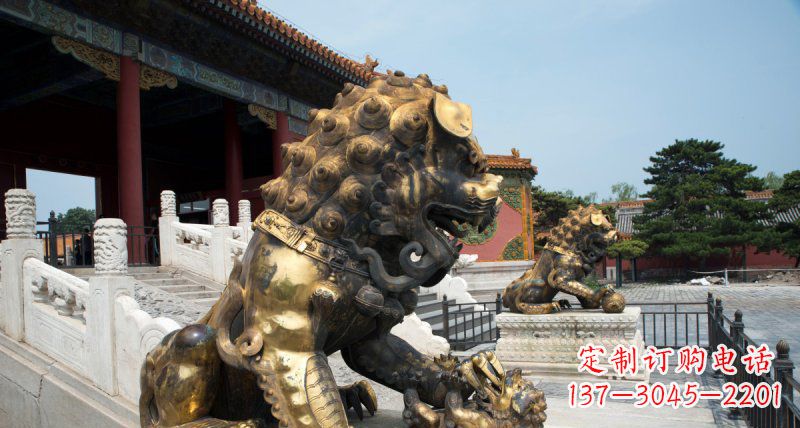 沧州黄铜狮子雕塑——象征着永恒的力量