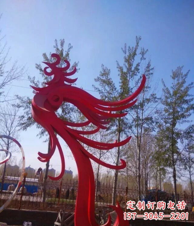 沧州中领雕塑凤凰大型抽象雕塑