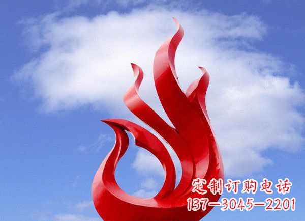 沧州广场不锈钢凤凰雕塑 (2)