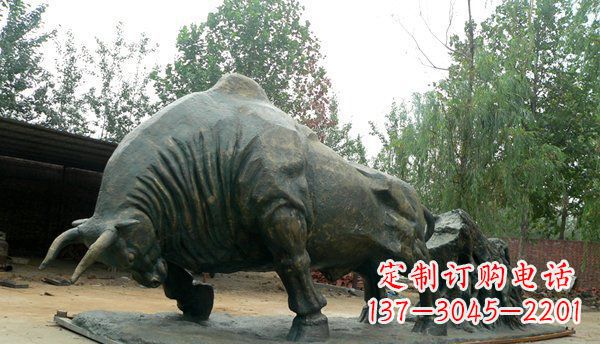 沧州铜雕牛雕塑-领雕塑定制