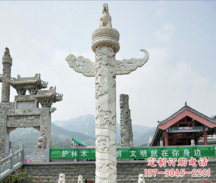 沧州广场景观大理石华表石雕