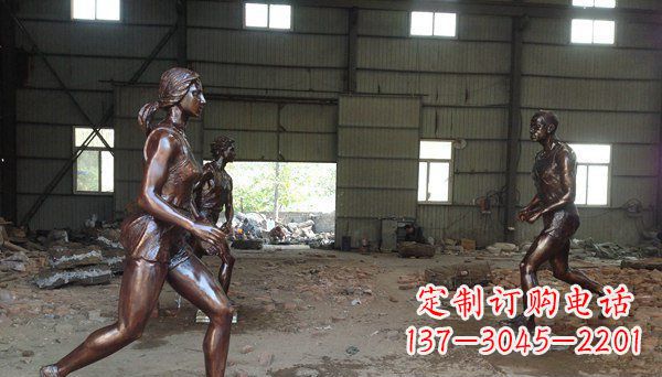 沧州专为你而立!雕刻优雅女生铜雕