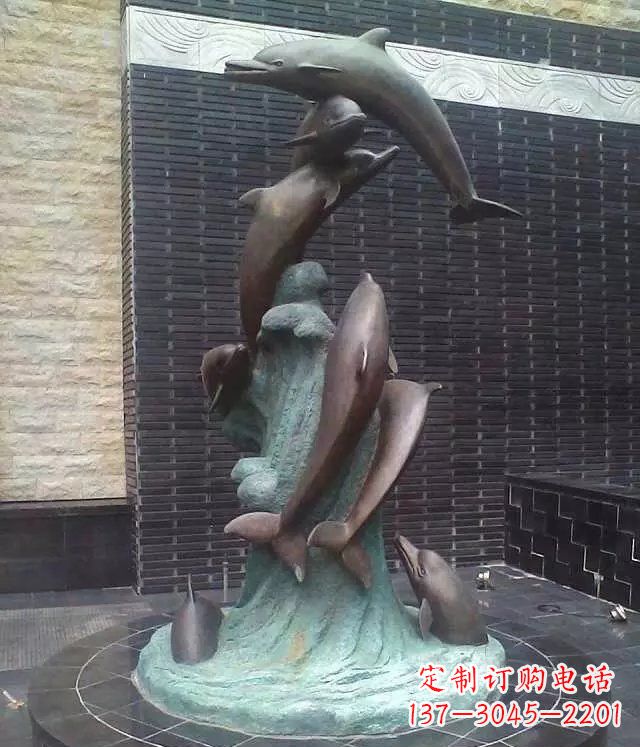 沧州铜雕海豚:艺术与精美结合