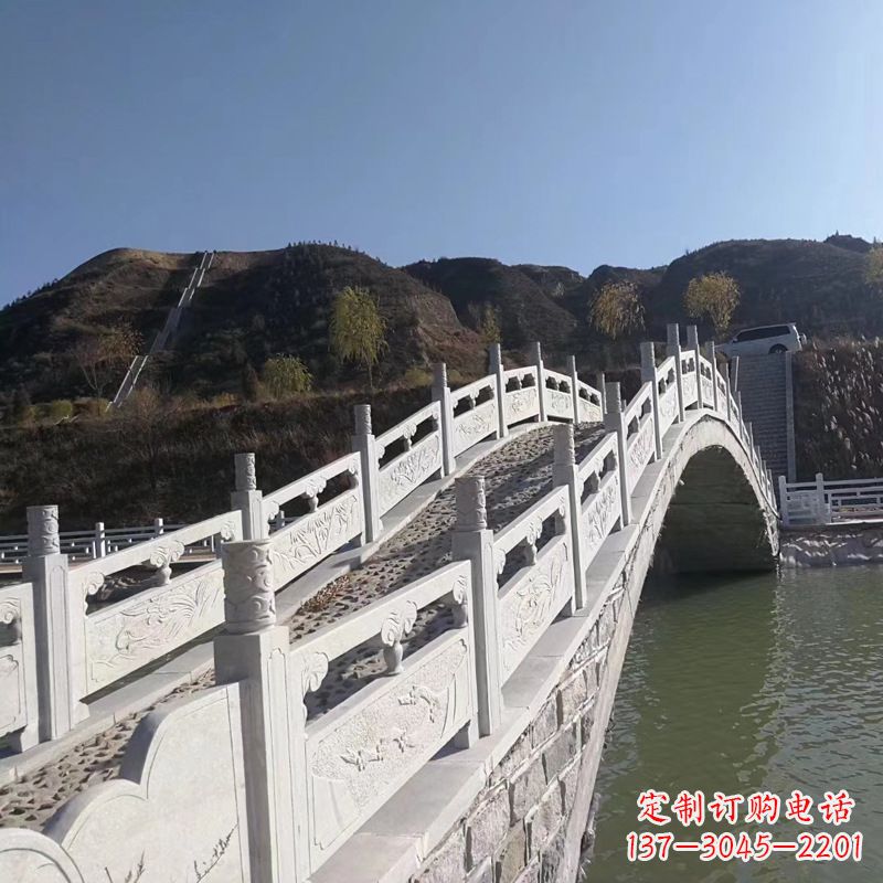 沧州汉白玉路桥石栏杆雕塑