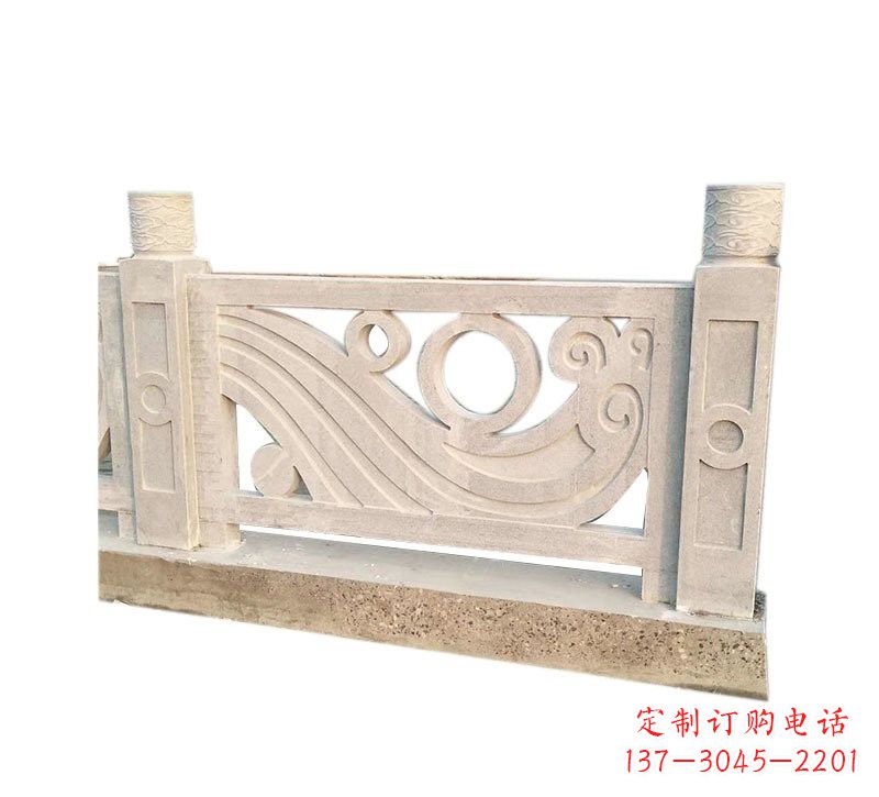 沧州精美石栏板雕塑,点缀河边桥梁的美丽