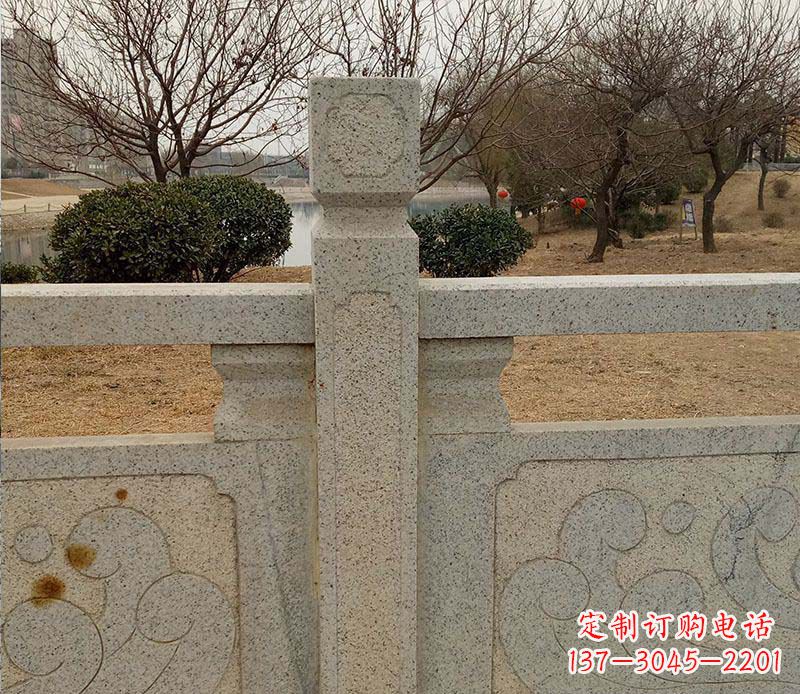 沧州定制户外大理石栏板雕塑