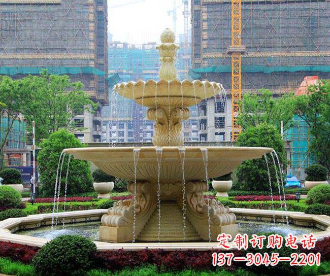 沧州多层次喷泉雕塑,为您带来清凉夏日